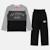 Pyjama manches longues imprimé garçon Bleu marine+Noir+Sable+Vert kaki 8 - vertbaudet enfant 