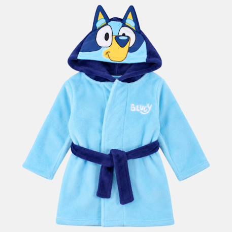 Peignoir avec capuche garçon bluey Bleu ciel 4 - vertbaudet enfant 