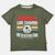T-shirt manches courtes imprimé, col rond Beige+Bleu marine+Gris clair+Vert kaki 16 - vertbaudet enfant 