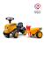 Porteur tracteur avec remorque Blanc et rose+Jaune jcb+Rouge et bleu+Vert claas 10 - vertbaudet enfant 