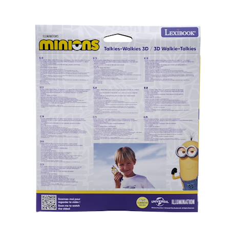 Talkies-walkies minions 3d Jaune 3 - vertbaudet enfant 