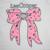 Pyjama imprimé noeud fille Bleu marine+Rose+Rose fuchsia+Sable 5 - vertbaudet enfant 