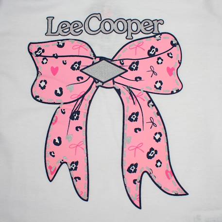 Pyjama imprimé nœuds, col rond et manches longues Bleu marine+Rose+Rose fuchsia+Sable 5 - vertbaudet enfant 