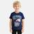 T-shirt manches courtes imprimé, col rond Bleu ciel+Bleu marine+Écru+Gris anthracite 6 - vertbaudet enfant 