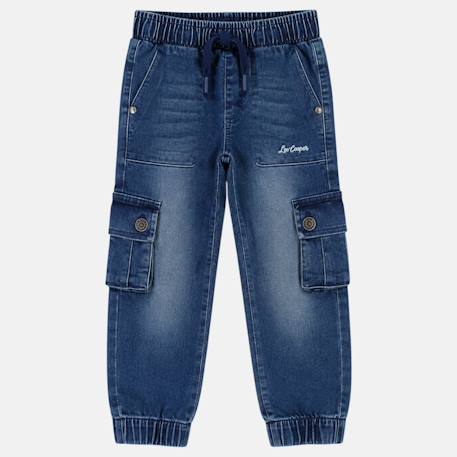 Jeans fille Bleu used 2 - vertbaudet enfant 