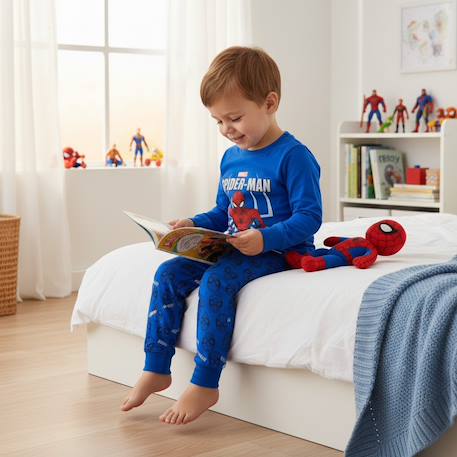 Pyjama garçon spiderman Bleu roi 2 - vertbaudet enfant 