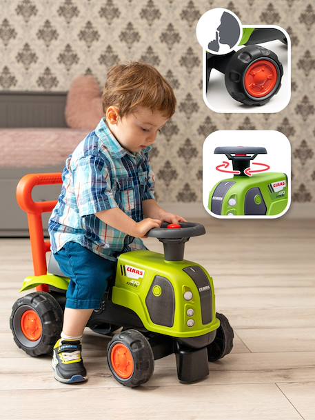 Porteur tracteur Claas avec roues silencieuses Vert claas 2 - vertbaudet enfant 