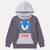 Sweat à capuche garçon sonic Gris anthracite 4 - vertbaudet enfant 