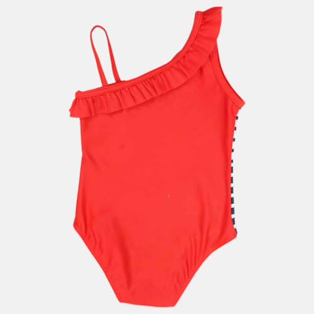 Maillot de bain 1 pièce imprimé minnie Bleu marine+Corail 10 - vertbaudet enfant 