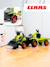 Porteur tracteur Claas  avec pelle frontale, excavatrice et remorque Vert claas 5 - vertbaudet enfant 