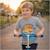 T-shirt manches courtes imprimé, col rond Bleu ciel+Gris clair+Jaune pâle+Marine 7 - vertbaudet enfant 