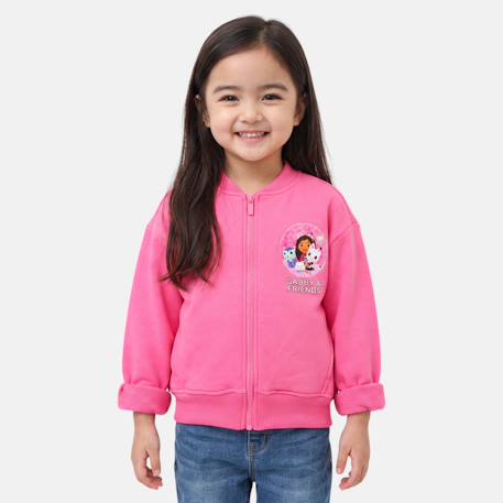 Veste fille gabby Rose fuchsia+Rose pâle 1 - vertbaudet enfant 