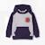 Sweat à capuche garçon spiderman Bleu marine 4 - vertbaudet enfant 