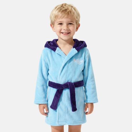 Peignoir avec capuche garçon bluey Bleu ciel 1 - vertbaudet enfant 