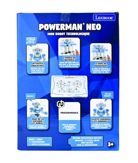 Powerman neo robot interactif français Blanc 4 - vertbaudet enfant 