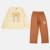 Pyjama imprimé noeud fille Bleu marine+Rose+Rose fuchsia+Sable 17 - vertbaudet enfant 