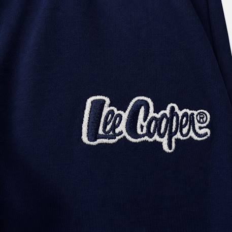 Pyjama imprimé manches longues, col rond Bleu marine+Gris clair+Sable+Vert kaki 4 - vertbaudet enfant 