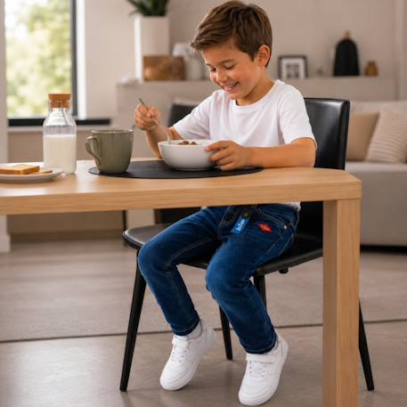 Jeans enfant garçon Bleu brut 2 - vertbaudet enfant 
