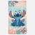 Serviette de plage imprimée grand format lilo & stitch Turquoise 1 - vertbaudet enfant 