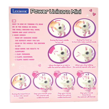 Power unicorn mini - licorne robot Rose 3 - vertbaudet enfant 