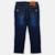 Jean slim 5 poches, coupe droite Bleu brut 3 - vertbaudet enfant 