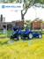 Tractopelle à pédales avec remorque Bleu new holland+Jaune vintage+Rouge+Rouge case+Rouge massey ferguson 5 - vertbaudet enfant 