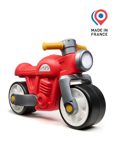Draisienne moto premier avec roues silencieuses Bleu+Gris+Rouge 14 - vertbaudet enfant 