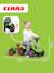 Porteur tracteur avec remorque Blanc et rose+Jaune jcb+Rouge et bleu+Vert claas 23 - vertbaudet enfant 