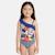 Maillot de bain une pièce fille imprimé minnie Bleu marine+Corail 1 - vertbaudet enfant 