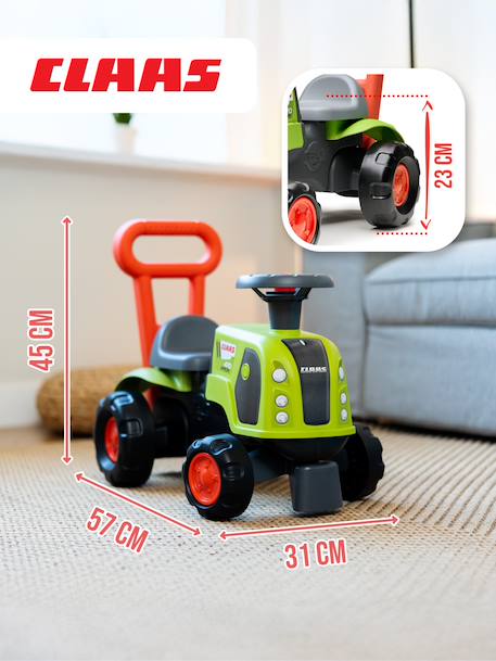 Porteur tracteur Claas avec barre d'aide à la marche Vert claas 5 - vertbaudet enfant 