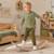 Pyjama imprimé garçon Bleu marine+Gris clair+Sable+Vert kaki 16 - vertbaudet enfant 