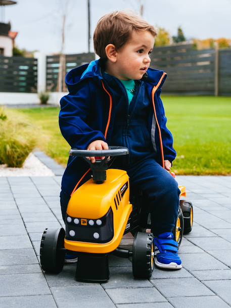 Porteur tracteur avec remorque Blanc et rose+Jaune jcb+Rouge et bleu+Vert claas 7 - vertbaudet enfant 