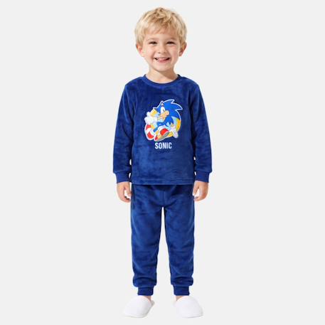 Pyjama garçon sonic Bleu marine 1 - vertbaudet enfant 