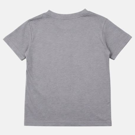T-shirt manches courtes imprimé, col rond Beige+Bleu marine+Gris clair+Vert kaki 13 - vertbaudet enfant 