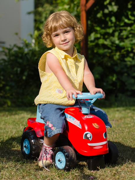 Porteur tracteur avec remorque Blanc et rose+Jaune jcb+Rouge et bleu+Vert claas 14 - vertbaudet enfant 