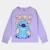 Pyjama fille lilo & stitch Écru+Violet clair 10 - vertbaudet enfant 