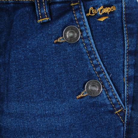 Jean coupe large, taille haute et fermeture boutonnée Bleu stone 5 - vertbaudet enfant 