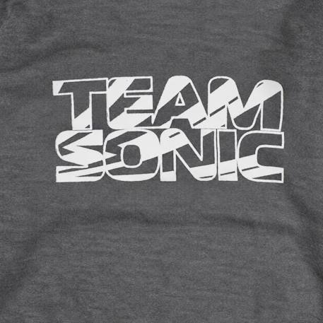 Sweat à capuche garçon sonic Gris anthracite 6 - vertbaudet enfant 