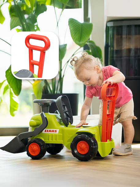 Porteur avec pelle frontale et canne de poussée Jaune+Vert 8 - vertbaudet enfant 