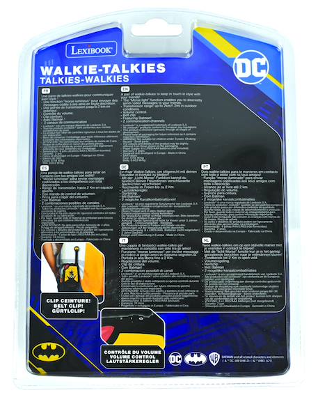 Talkie-walkies batman portée 2km fonction morse Noir 4 - vertbaudet enfant 