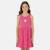 Robe sans manches imprimée, col rond Corail+Rose fuchsia+Rose pâle 4 - vertbaudet enfant 