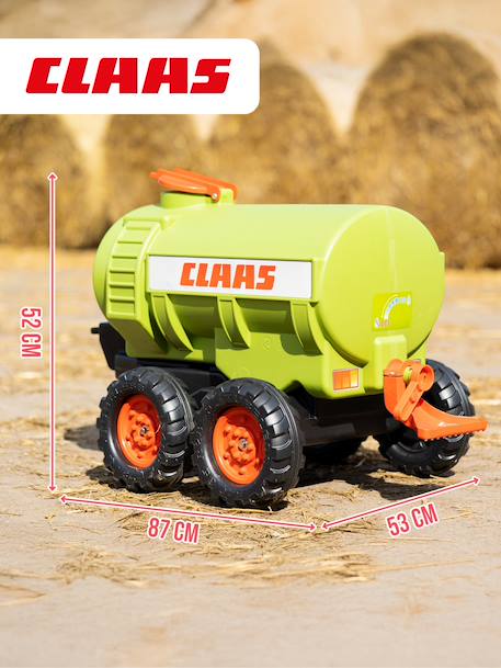 Remorque citerne Claas grande capacité avec Robinet et épandeur,  capacité 30l,  100% Fabriqué en France Vert claas 5 - vertbaudet enfant 