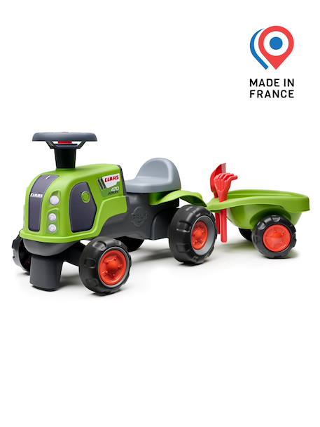 Porteur tracteur Claas avec roues silencieuses et remorque Vert claas 4 - vertbaudet enfant 