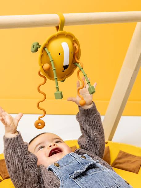 Jouet sensoriel à tirer jaune+rose+vert 1 - vertbaudet enfant 