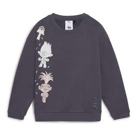 Sweat garçon x trolls Gris 1 - vertbaudet enfant 