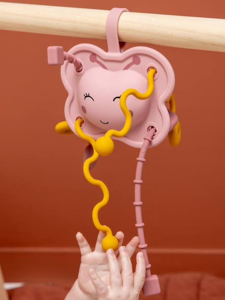 Jouet sensoriel à tirer jaune+rose+vert 4 - vertbaudet enfant 