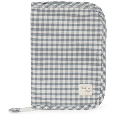 Protège carnet de santé praliné vichy Marron+Vert 6 - vertbaudet enfant 