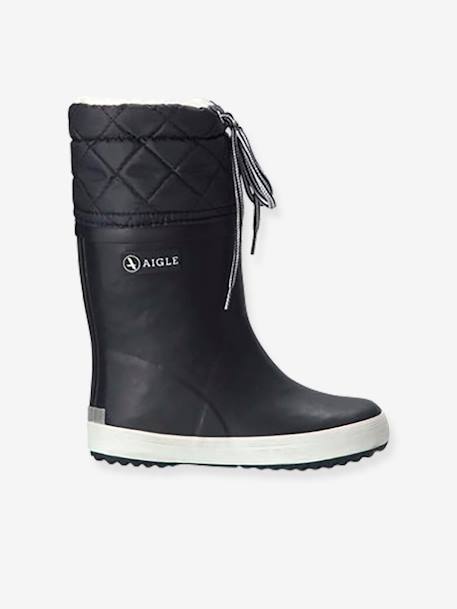 Bottes de pluie fourrées enfant Lolly Pop Giboulée marine blanc+noir blanc+rouge/blanc 2 - vertbaudet enfant 