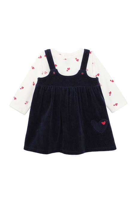Ensemble robe + haut bébé fille Indigo 3 - vertbaudet enfant 