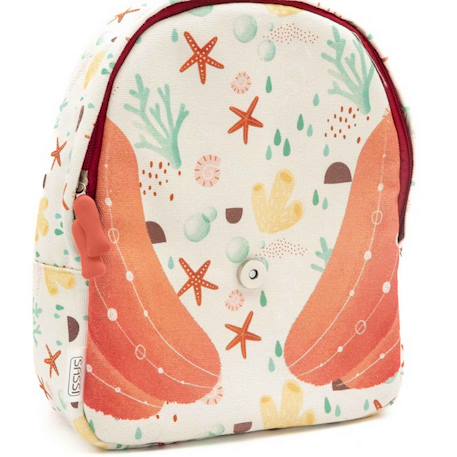 Sac à dos maternelle et crèche animaux Beige+Blanc+Rouge 18 - vertbaudet enfant 